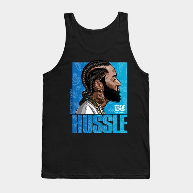 HUSSLE Tank Top by BaileyBrothaz